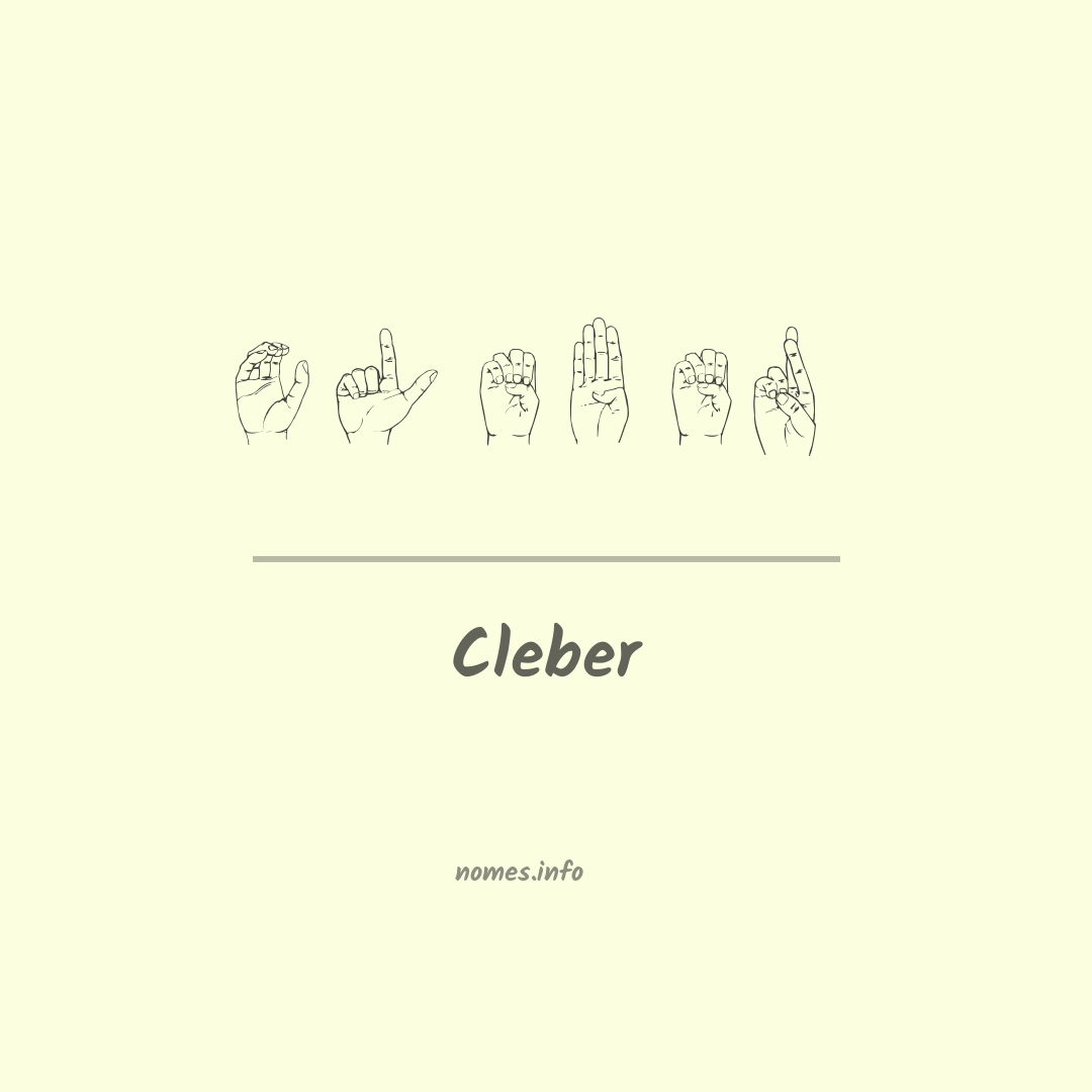 Cleber em Libras Cleber em Libras