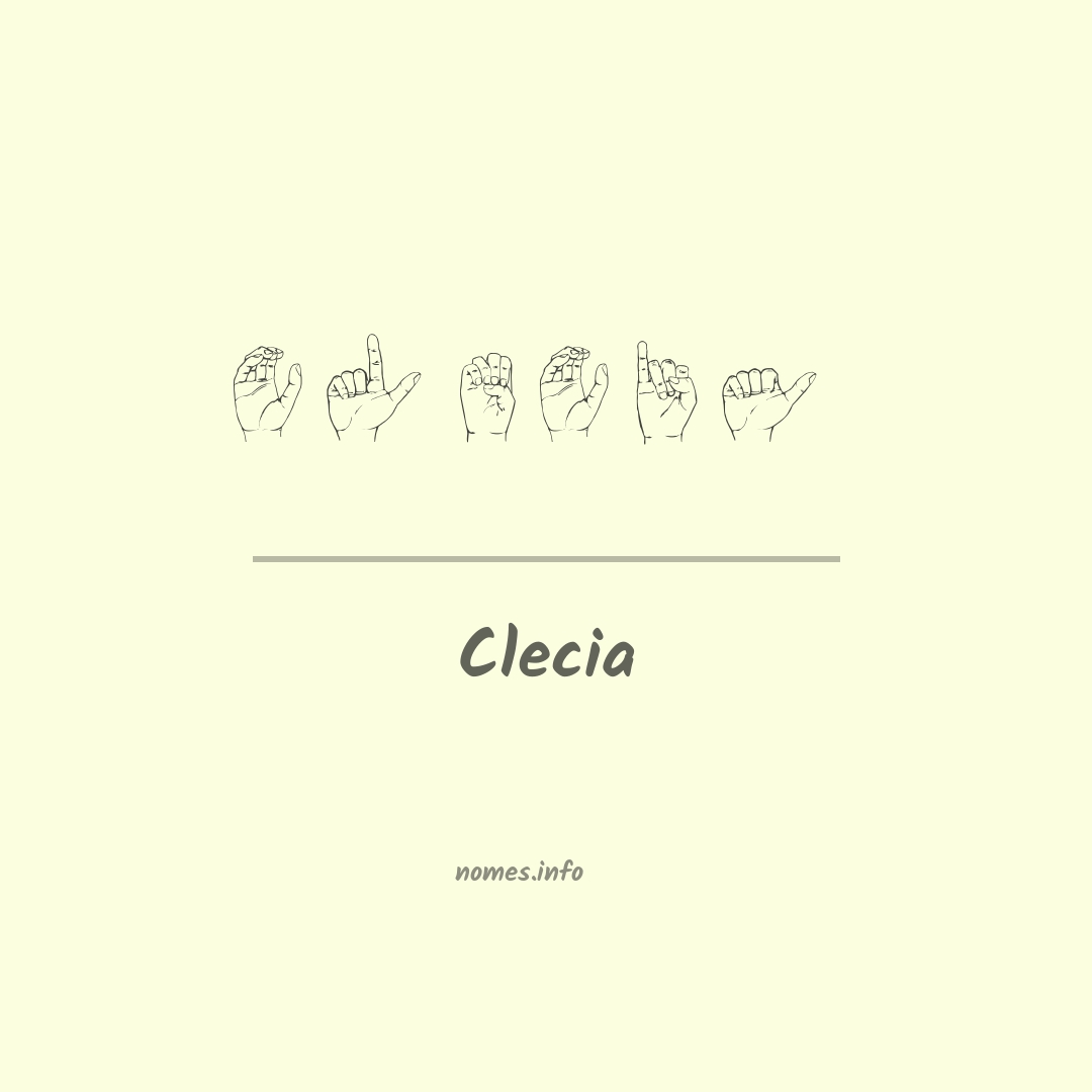 Clecia em Libras