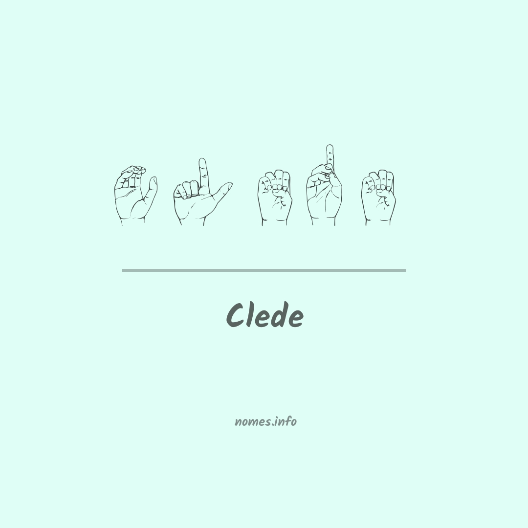 Clede em Libras Clede em Libras