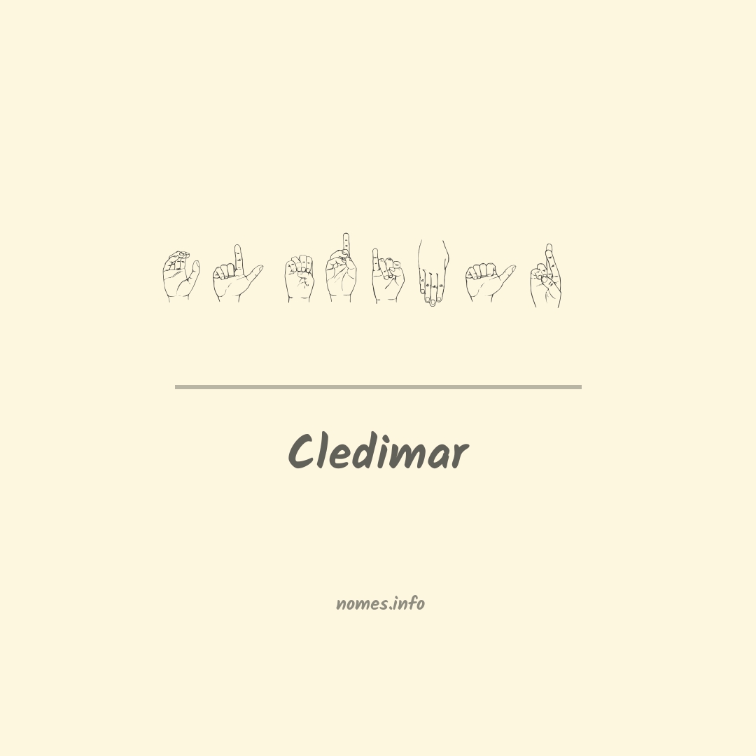 Cledimar em Libras