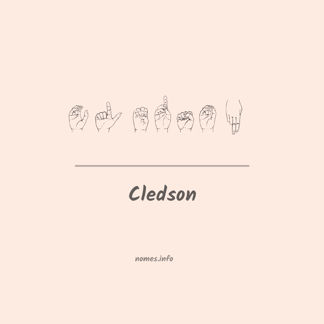 Cledson em Libras