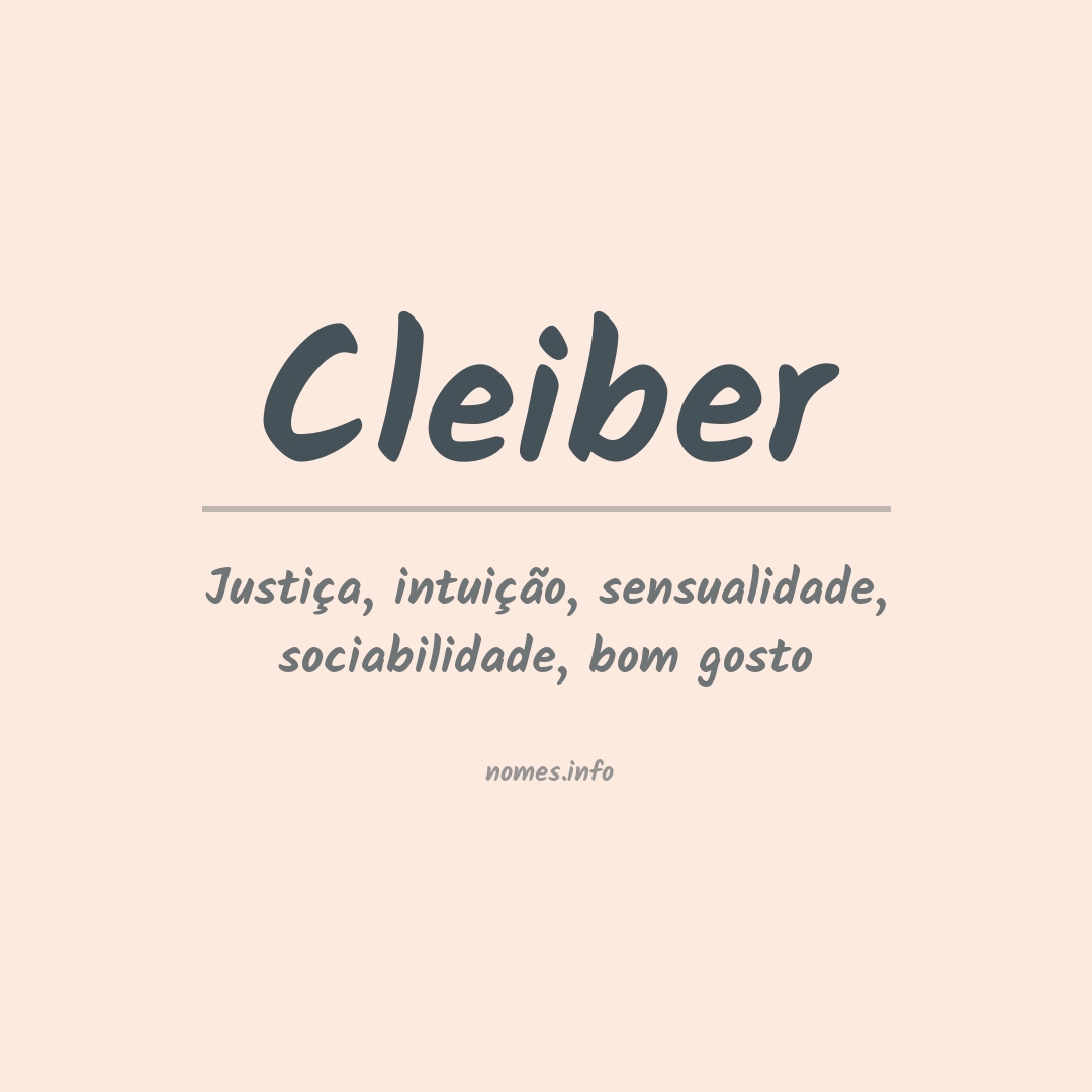 Significado do nome Cleiber