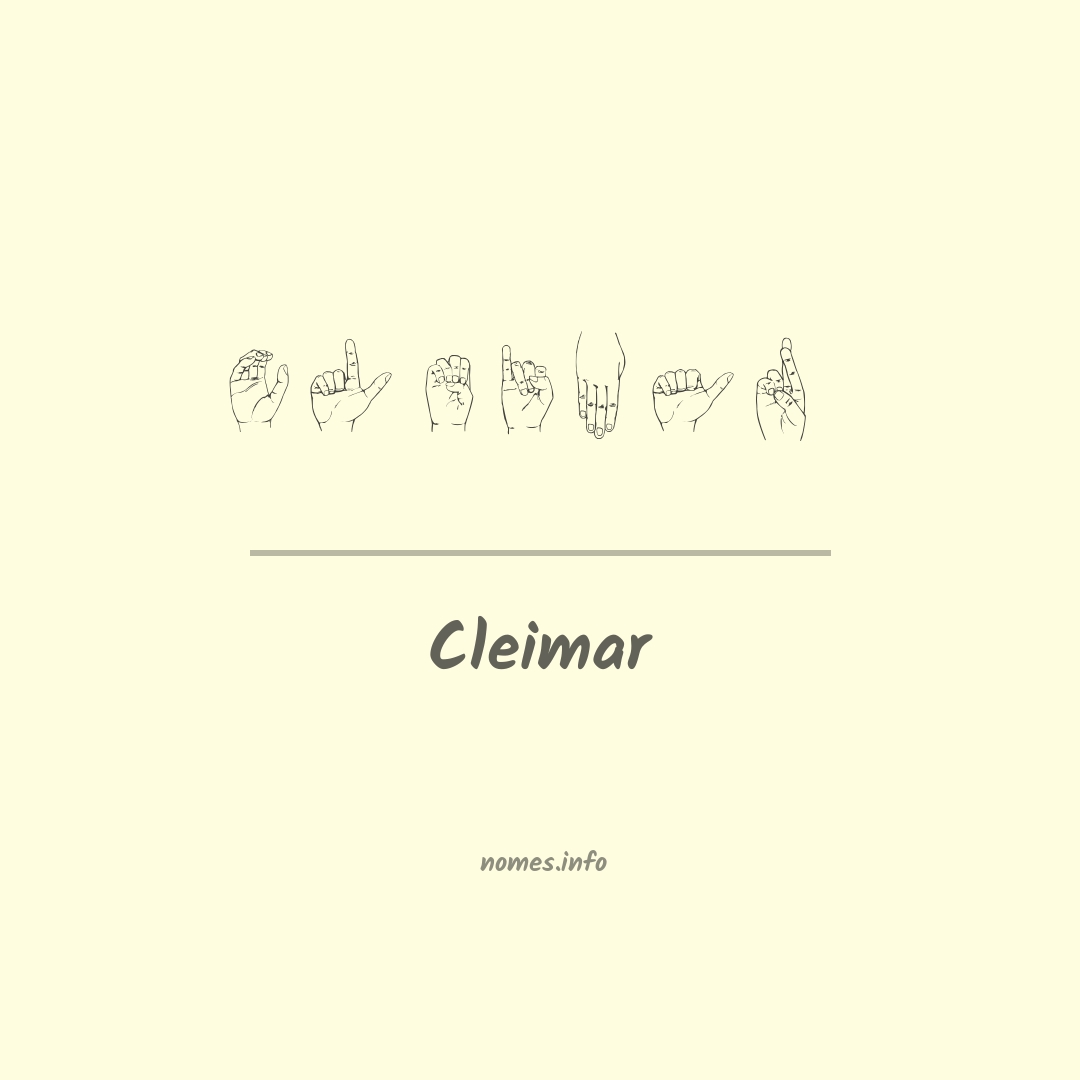 Cleimar em Libras