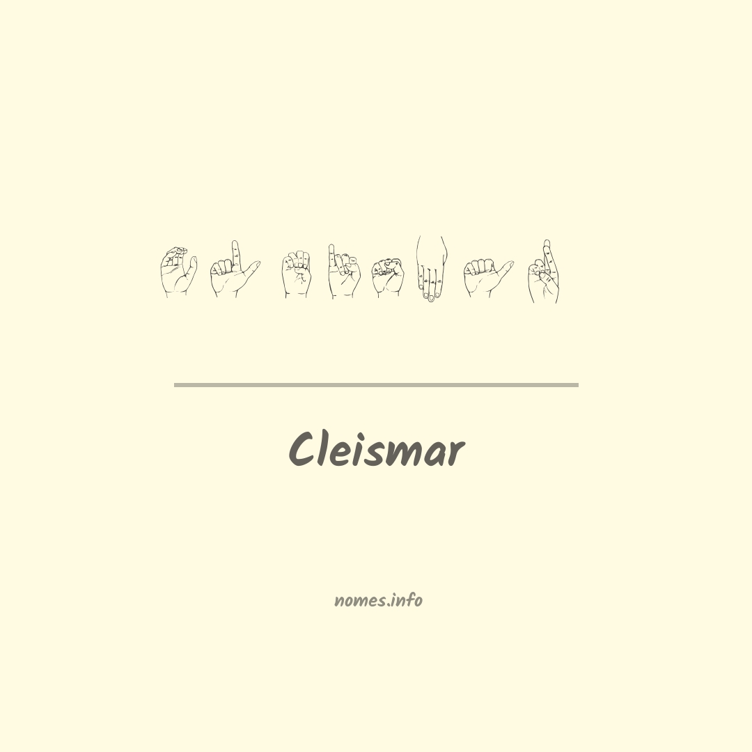 Cleismar em Libras