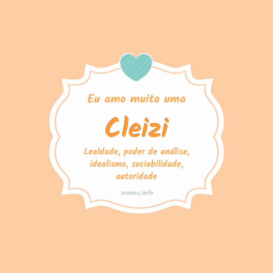 Eu amo muito Cleizi