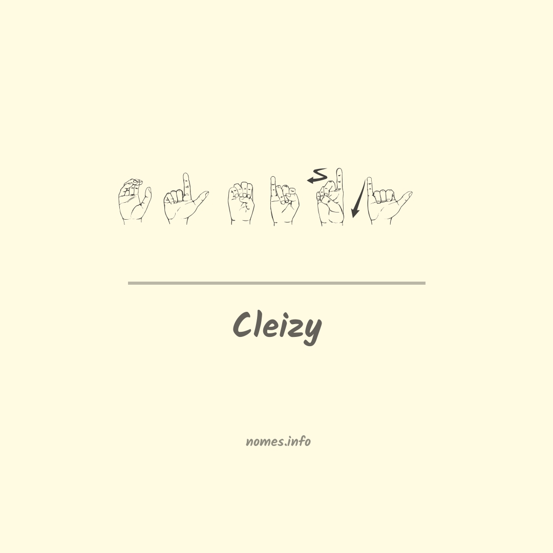 Cleizy em Libras