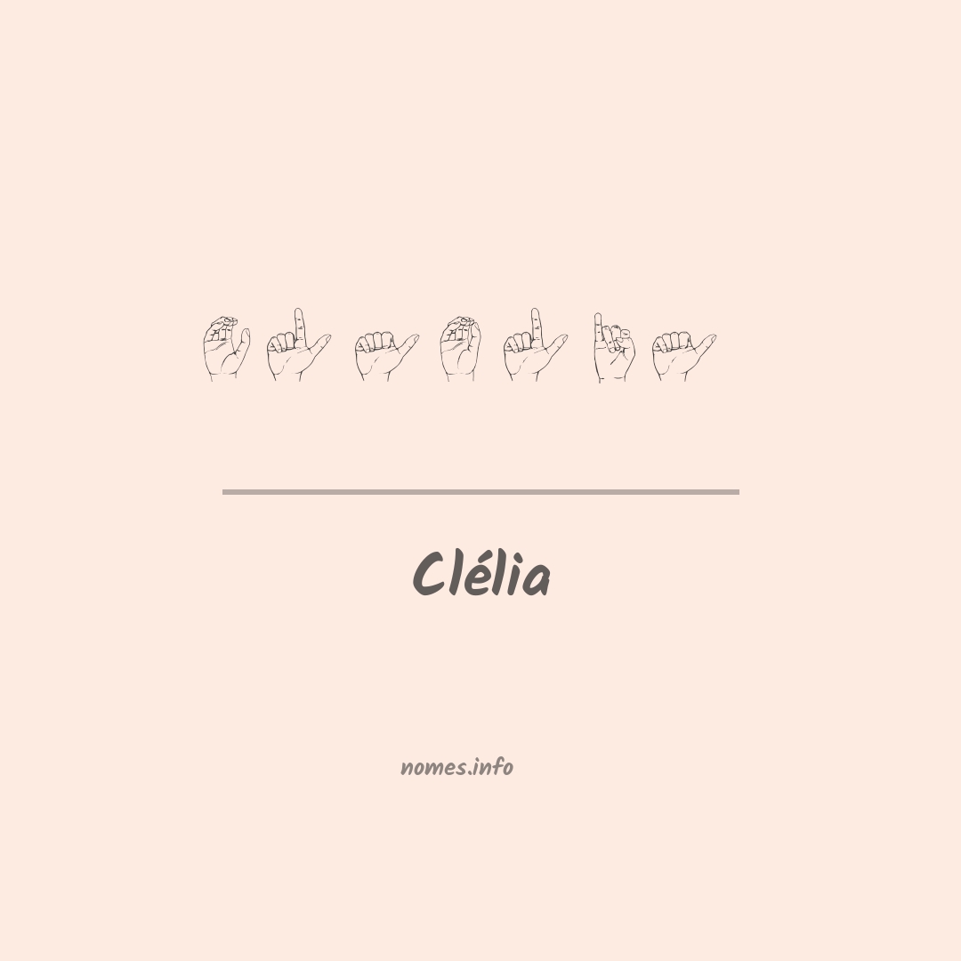 Clélia em Libras