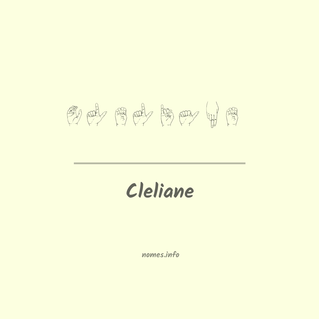 Cleliane em Libras