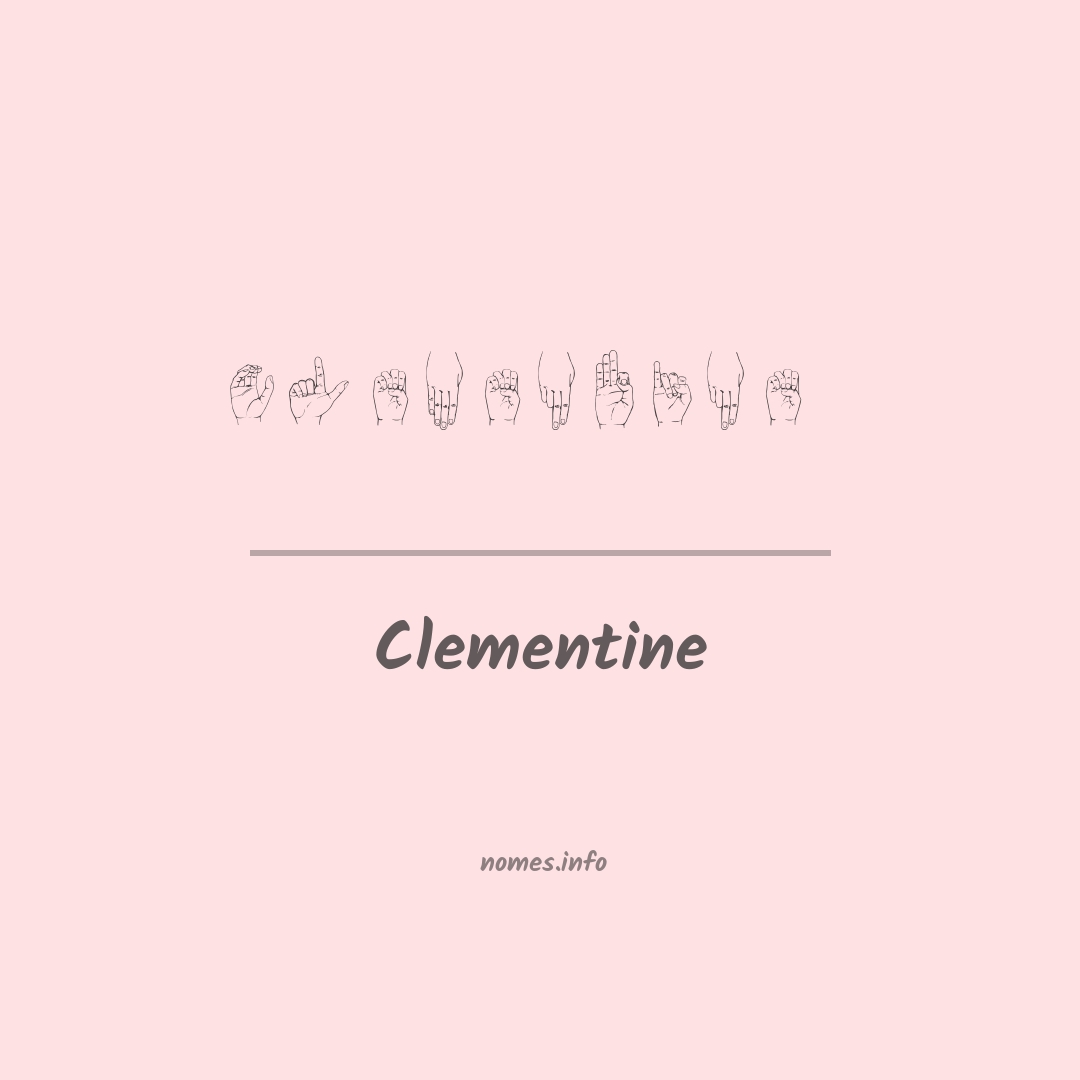 Clementine em Libras