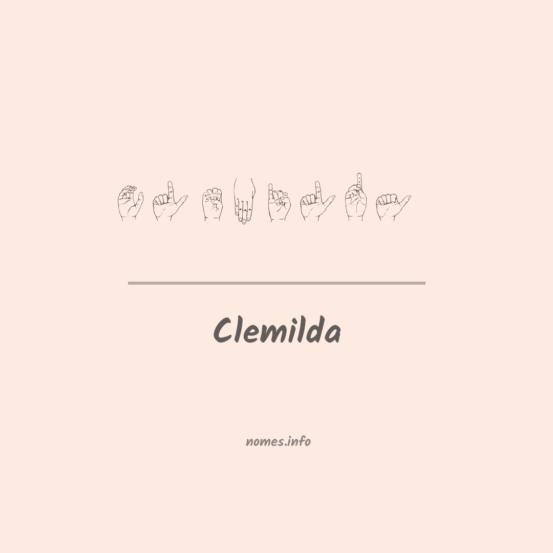 Clemilda em Libras