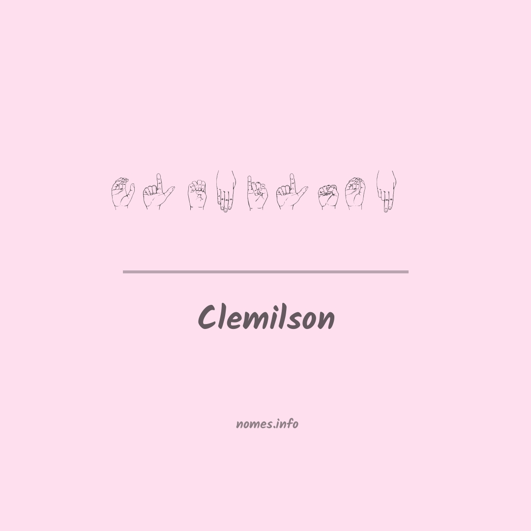 Clemilson em Libras Clemilson em Libras