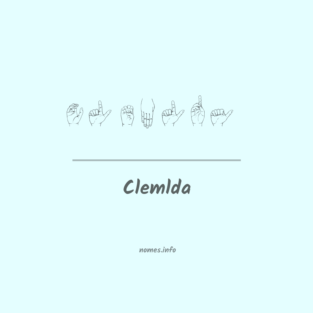 Clemlda em Libras