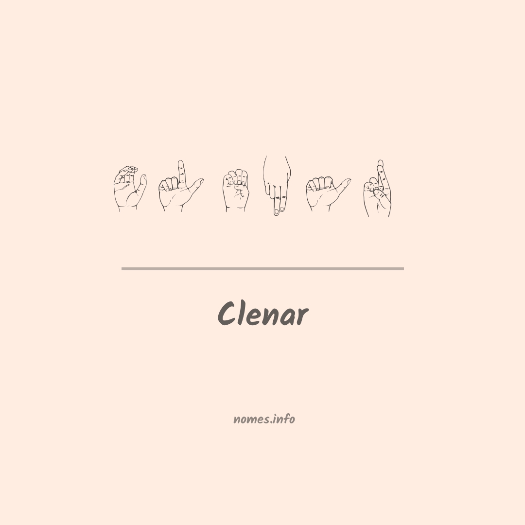 Clenar em Libras