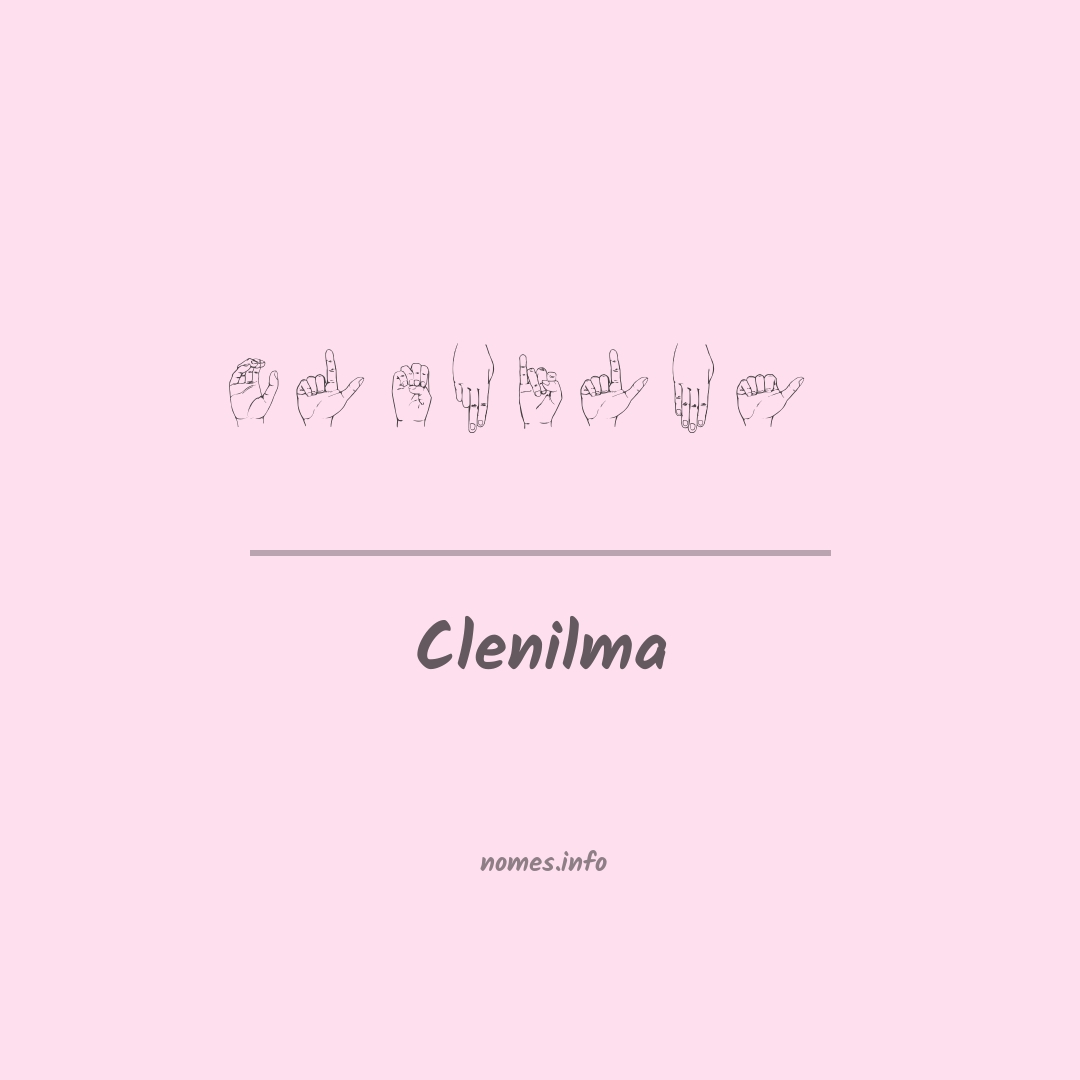 Clenilma em Libras