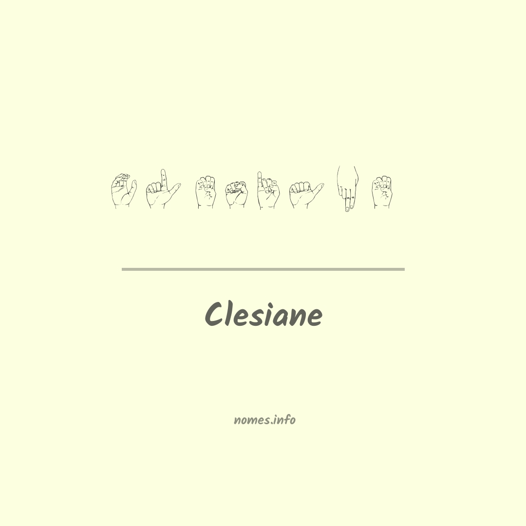 Clesiane em Libras