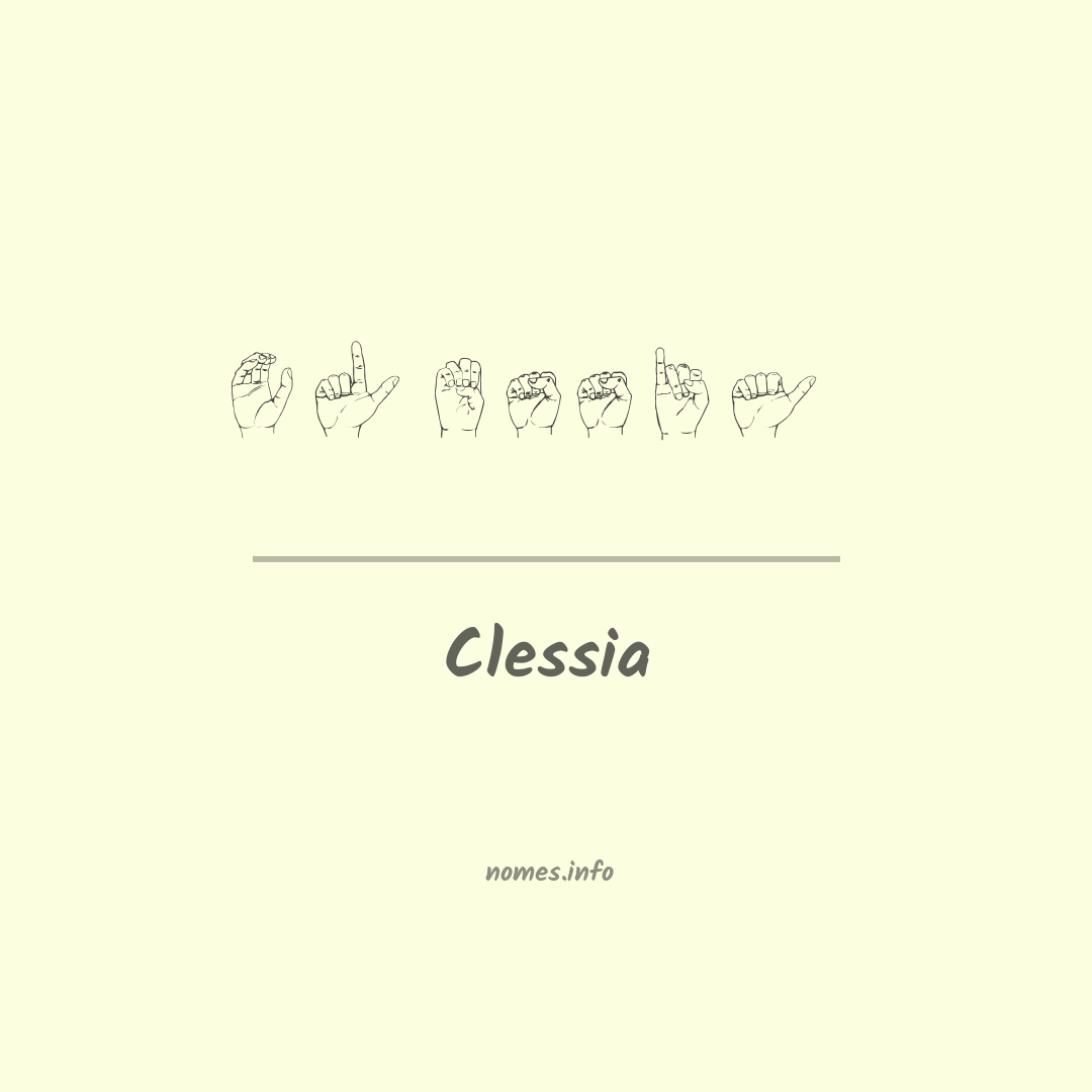 Clessia em Libras