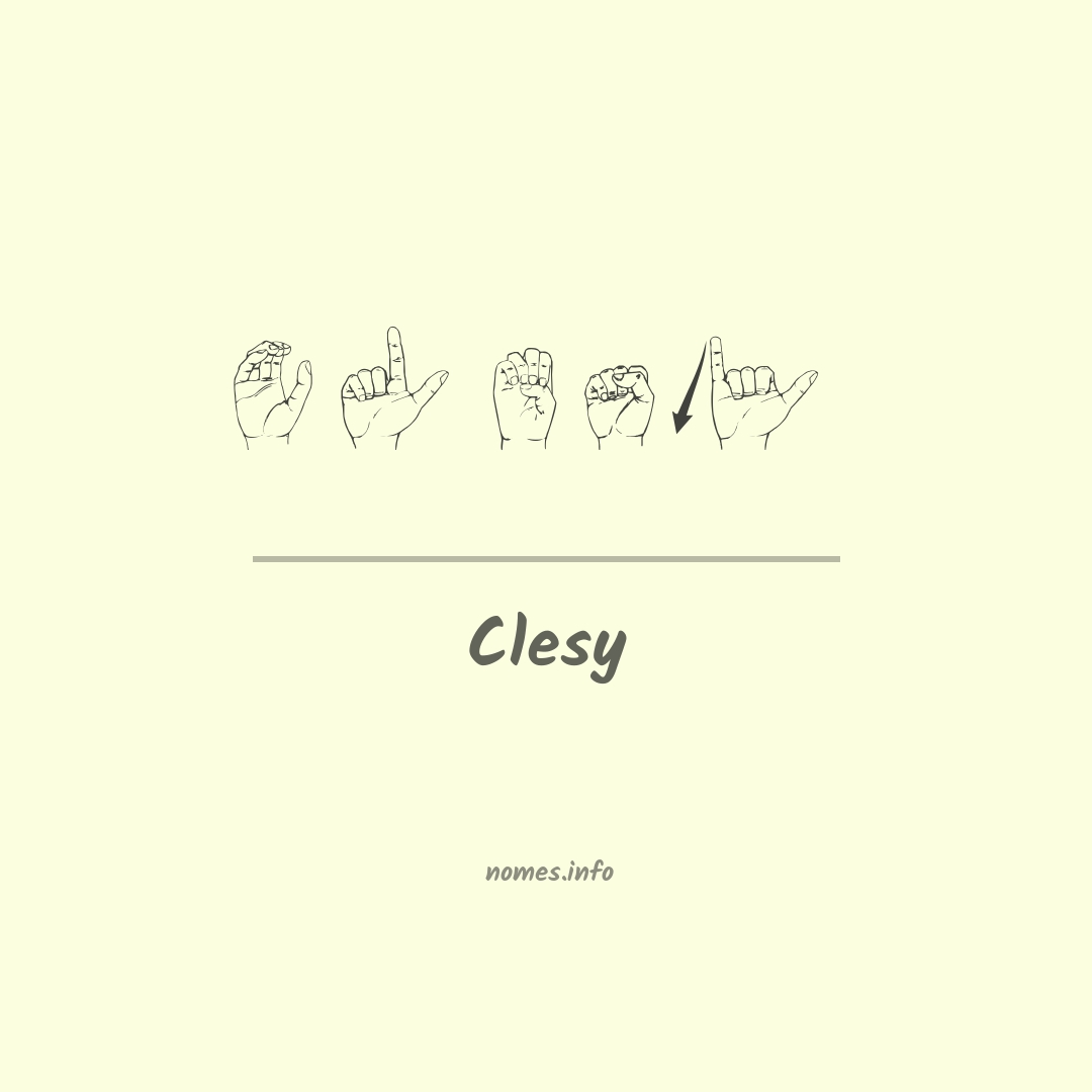 Clesy em Libras