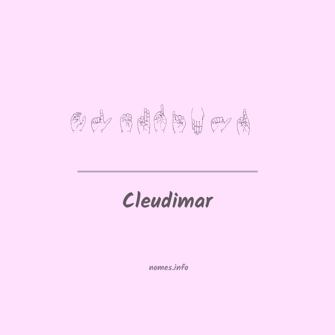 Cleudimar em Libras