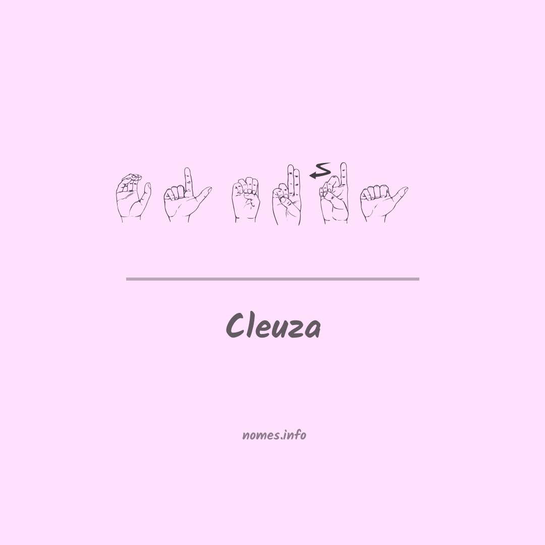 Cleuza em Libras