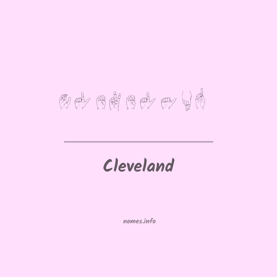 Cleveland em Libras