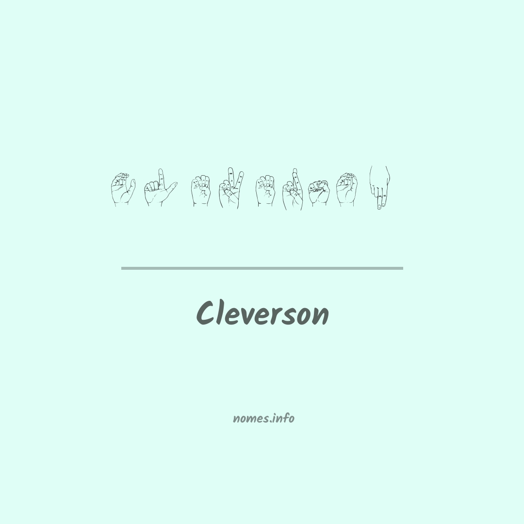 Cleverson em Libras
