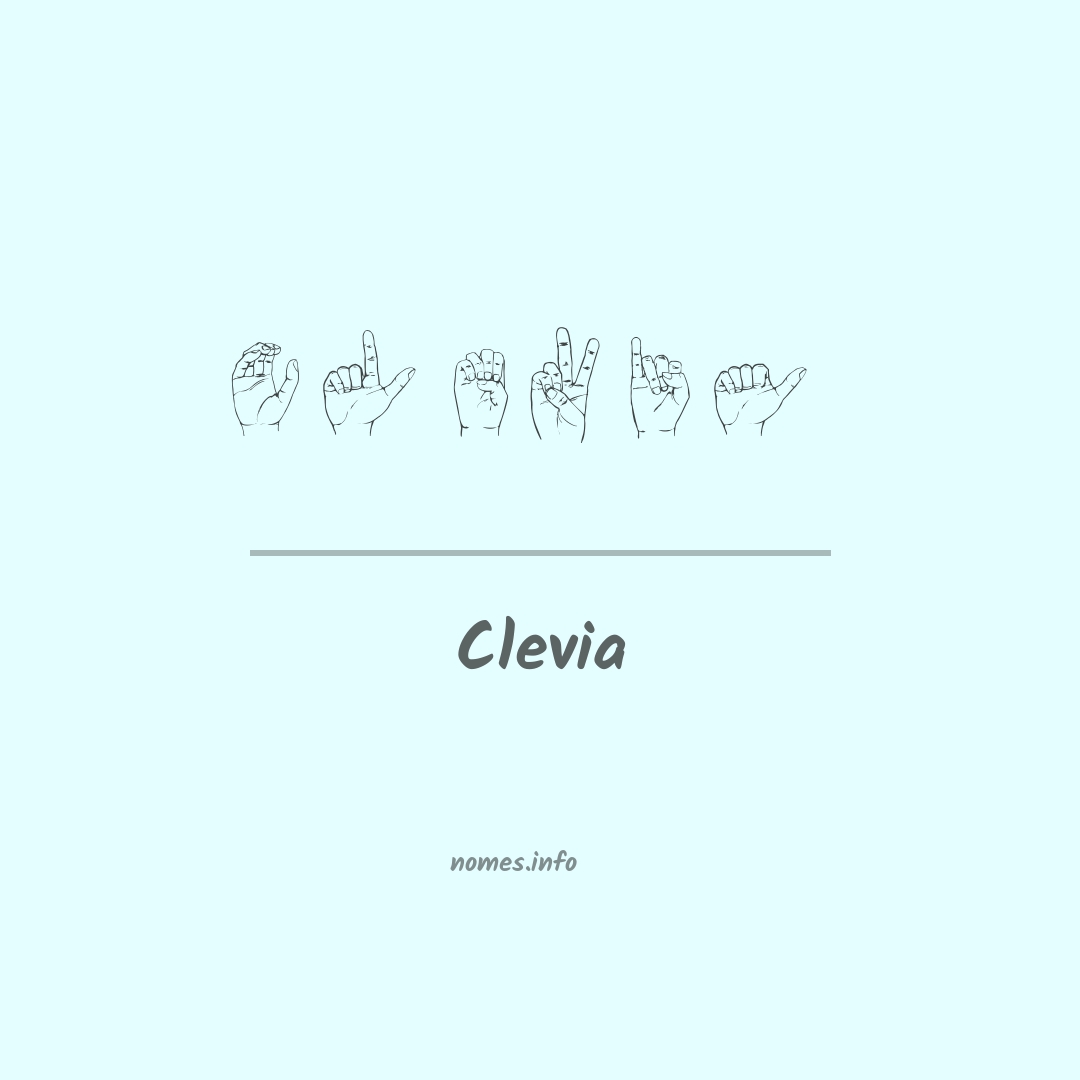 Clevia em Libras