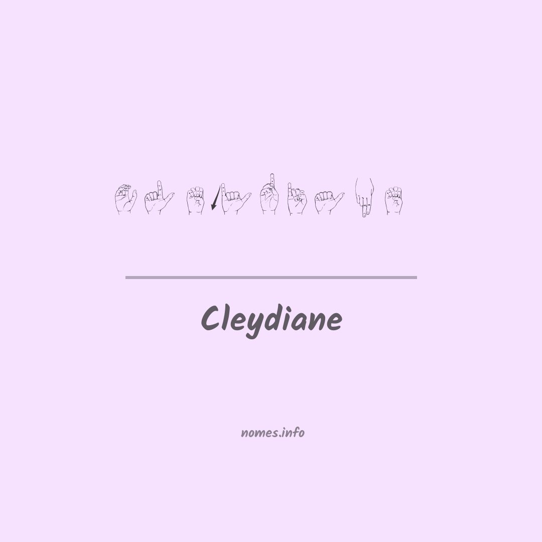 Cleydiane em Libras