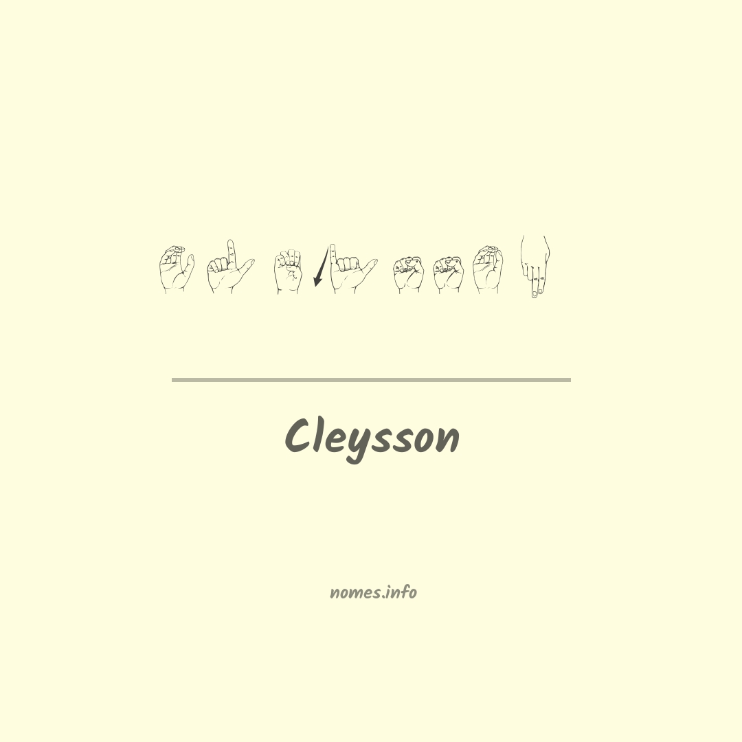 Cleysson em Libras