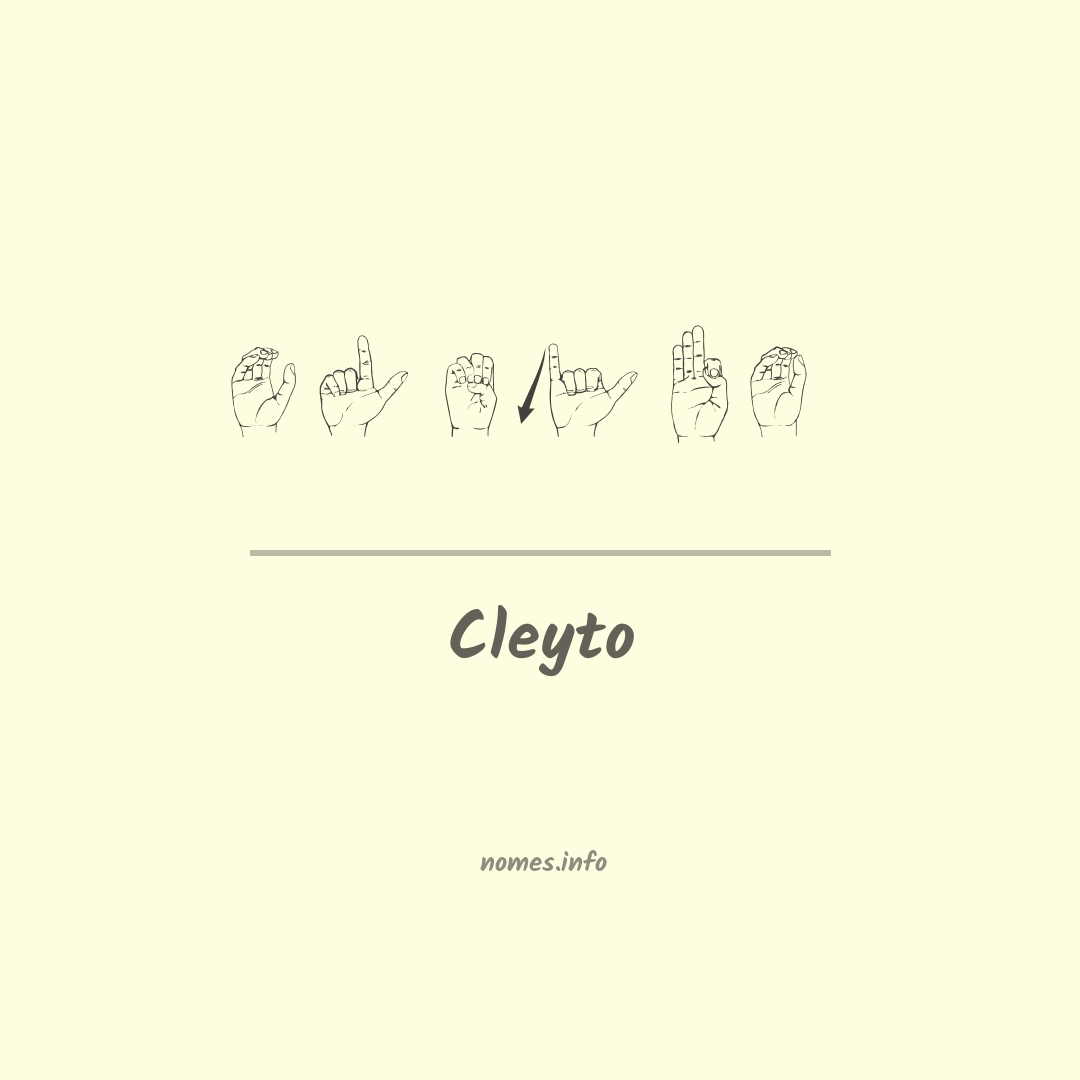 Cleyto em Libras