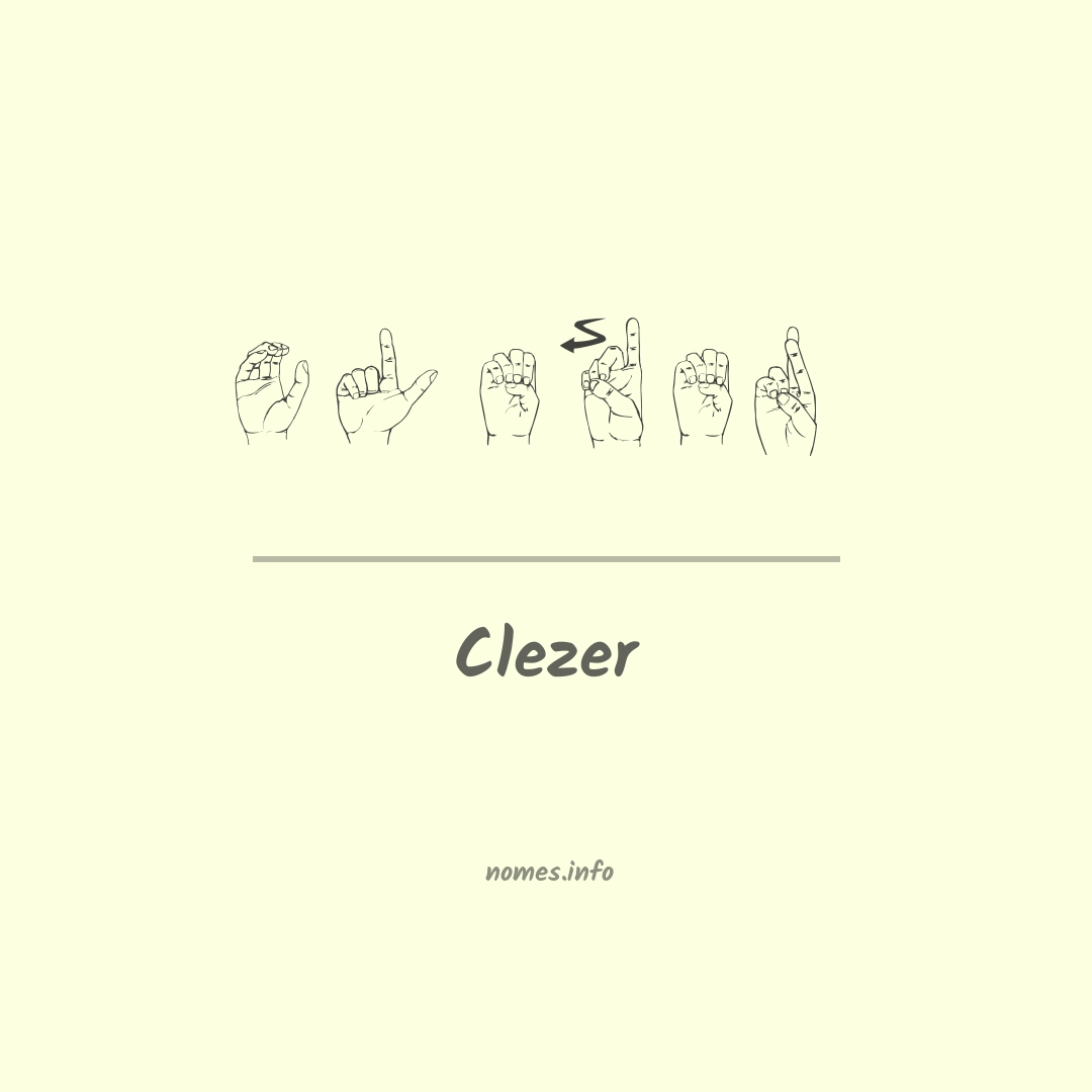 Clezer em Libras