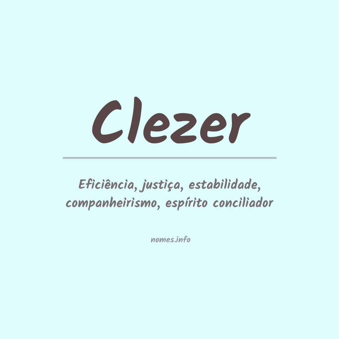 Significado do nome Clezer