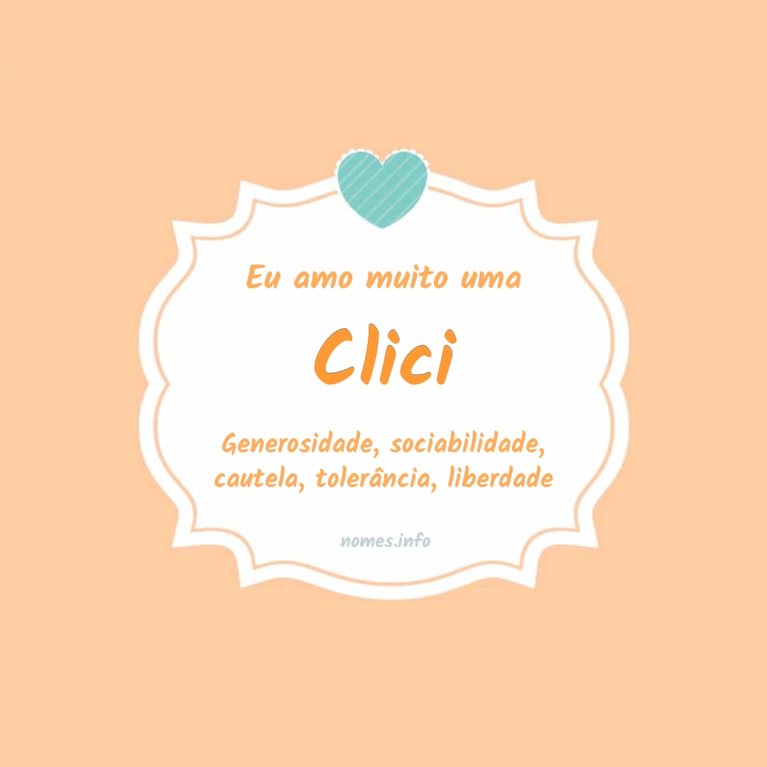 Eu amo muito Clici