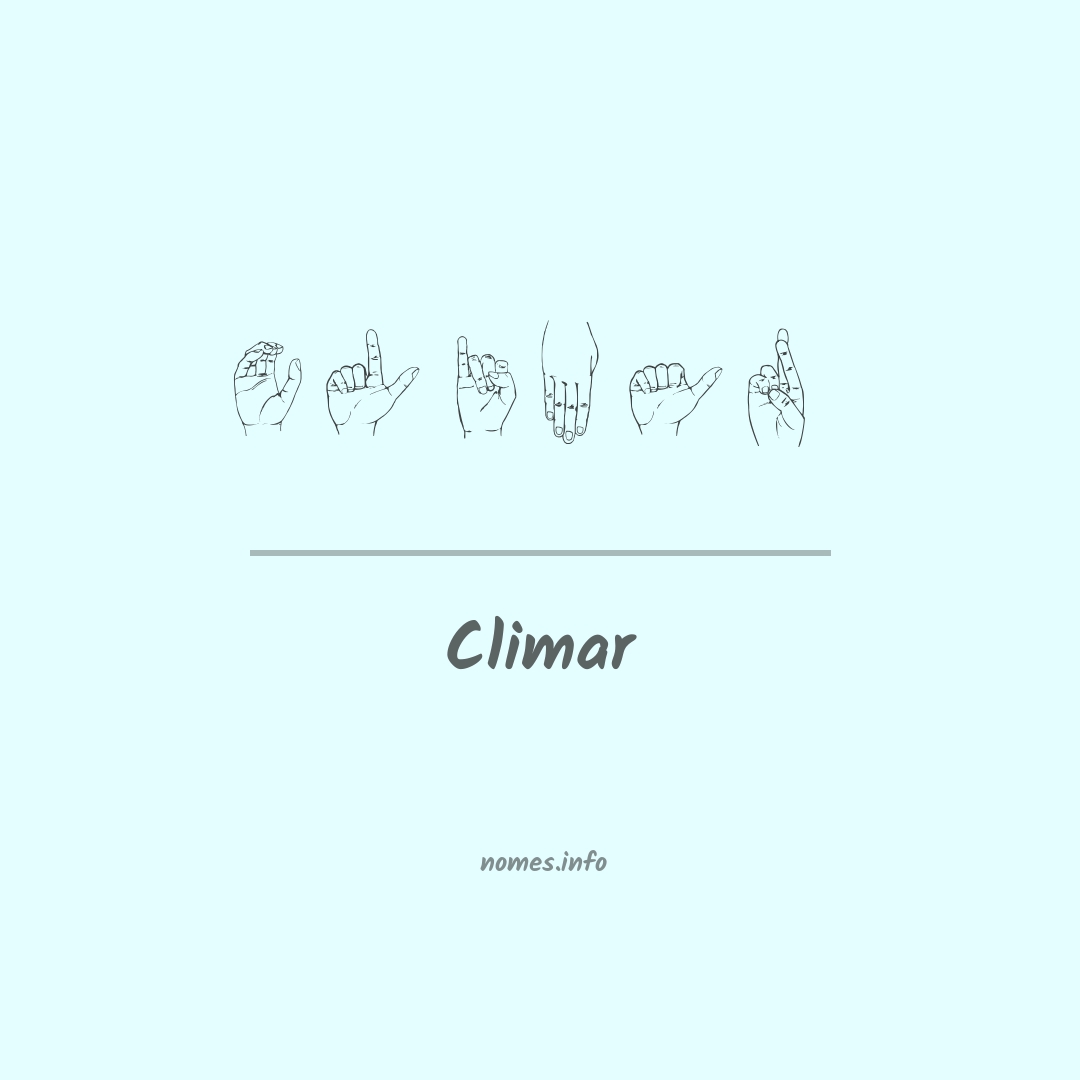 Climar em Libras