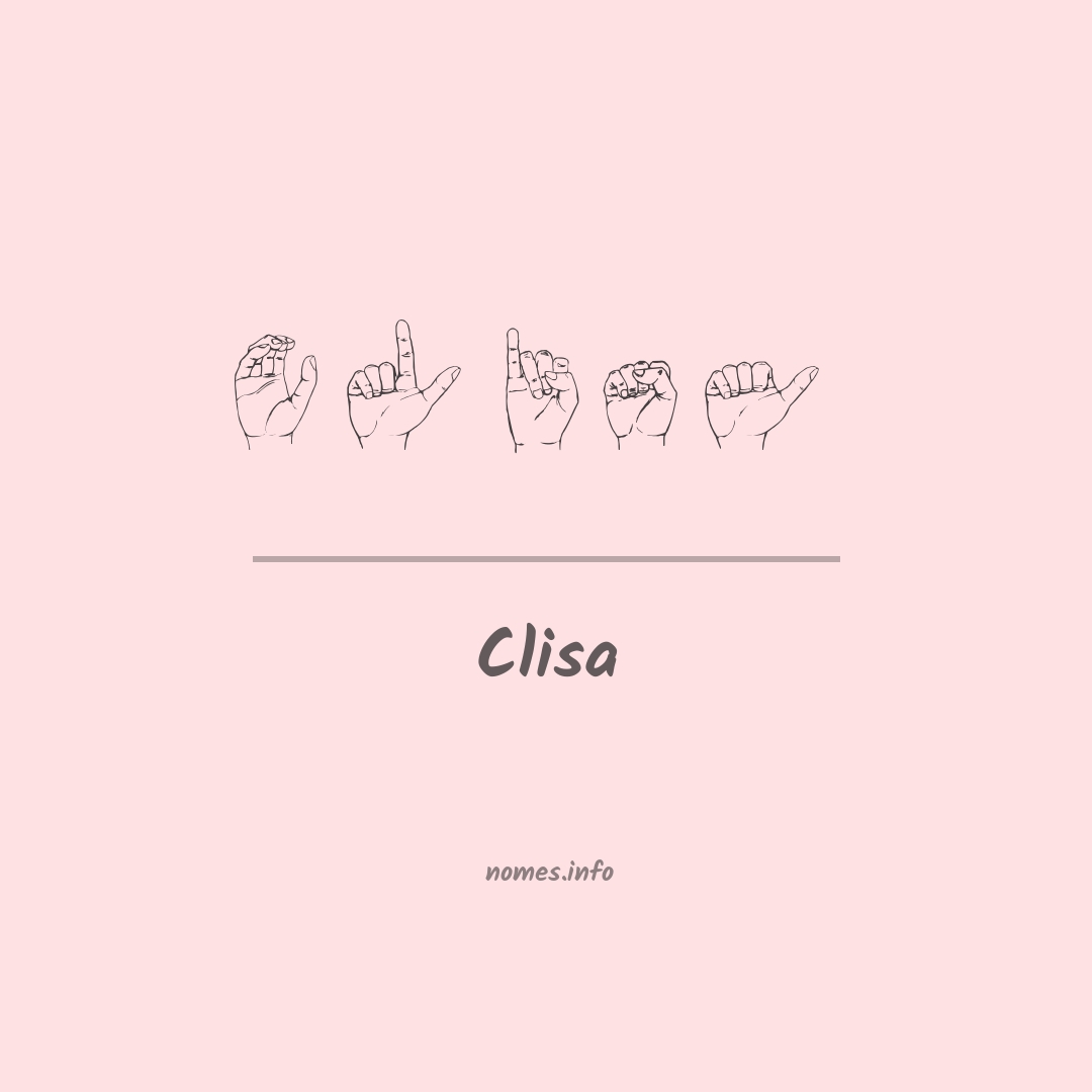 Clisa em Libras