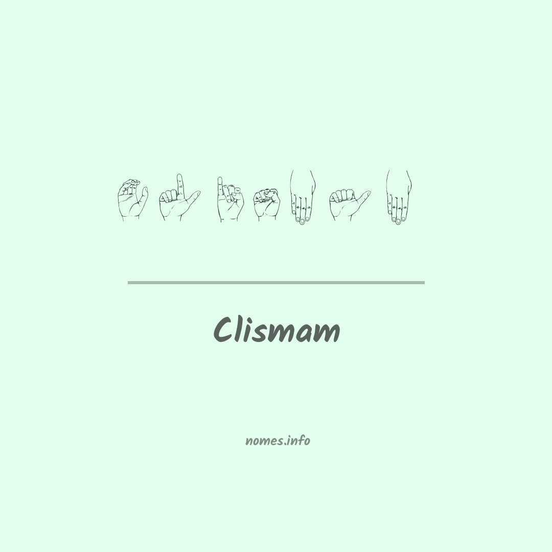 Clismam em Libras