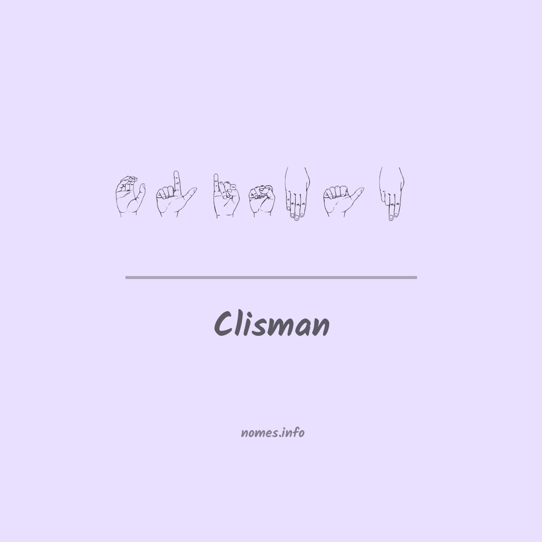 Clisman em Libras