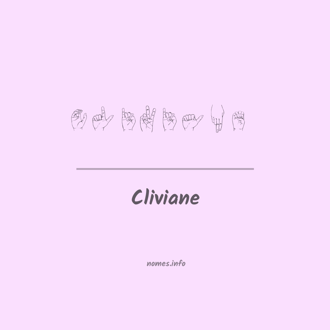 Cliviane em Libras Cliviane em Libras