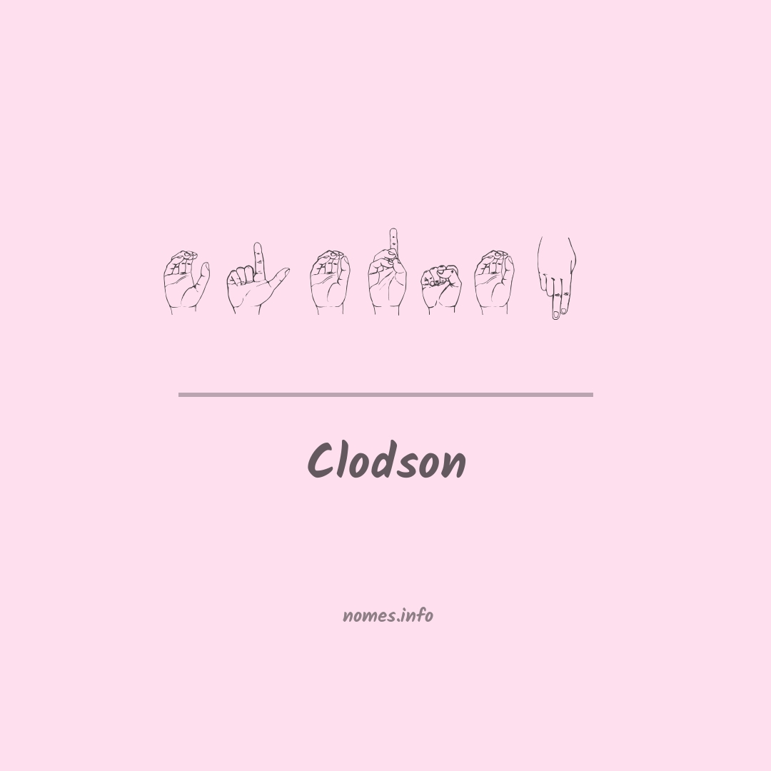 Clodson em Libras