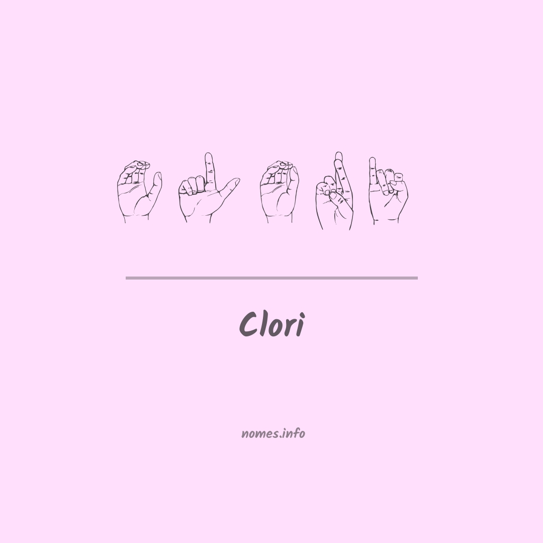Clori em Libras