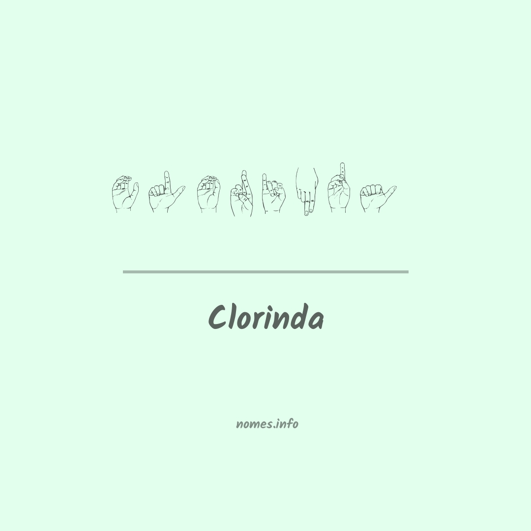 Clorinda em Libras