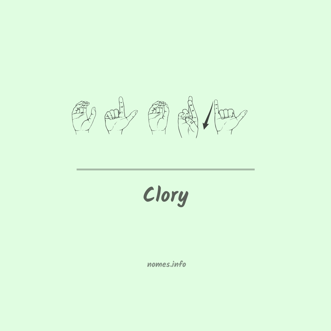 Clory em Libras