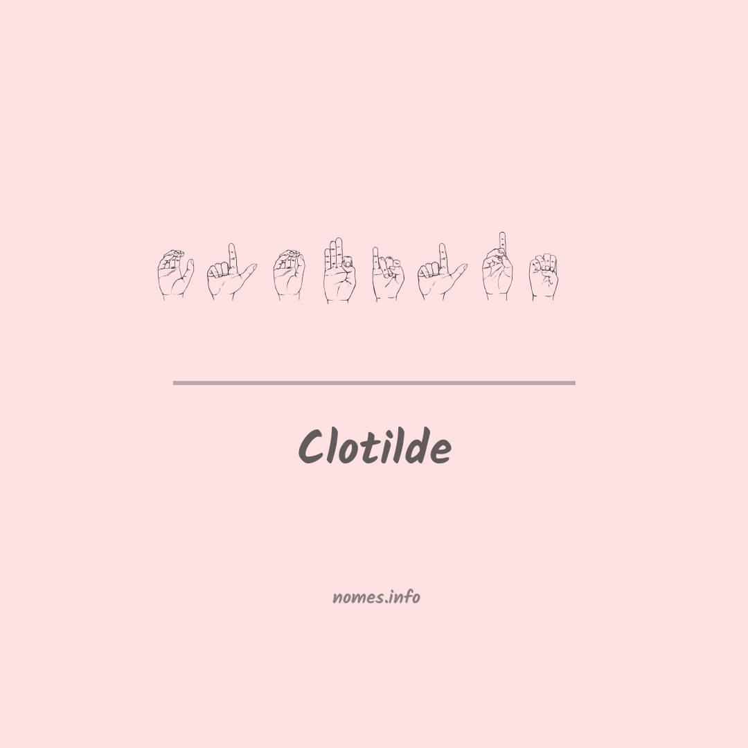 Clotilde em Libras