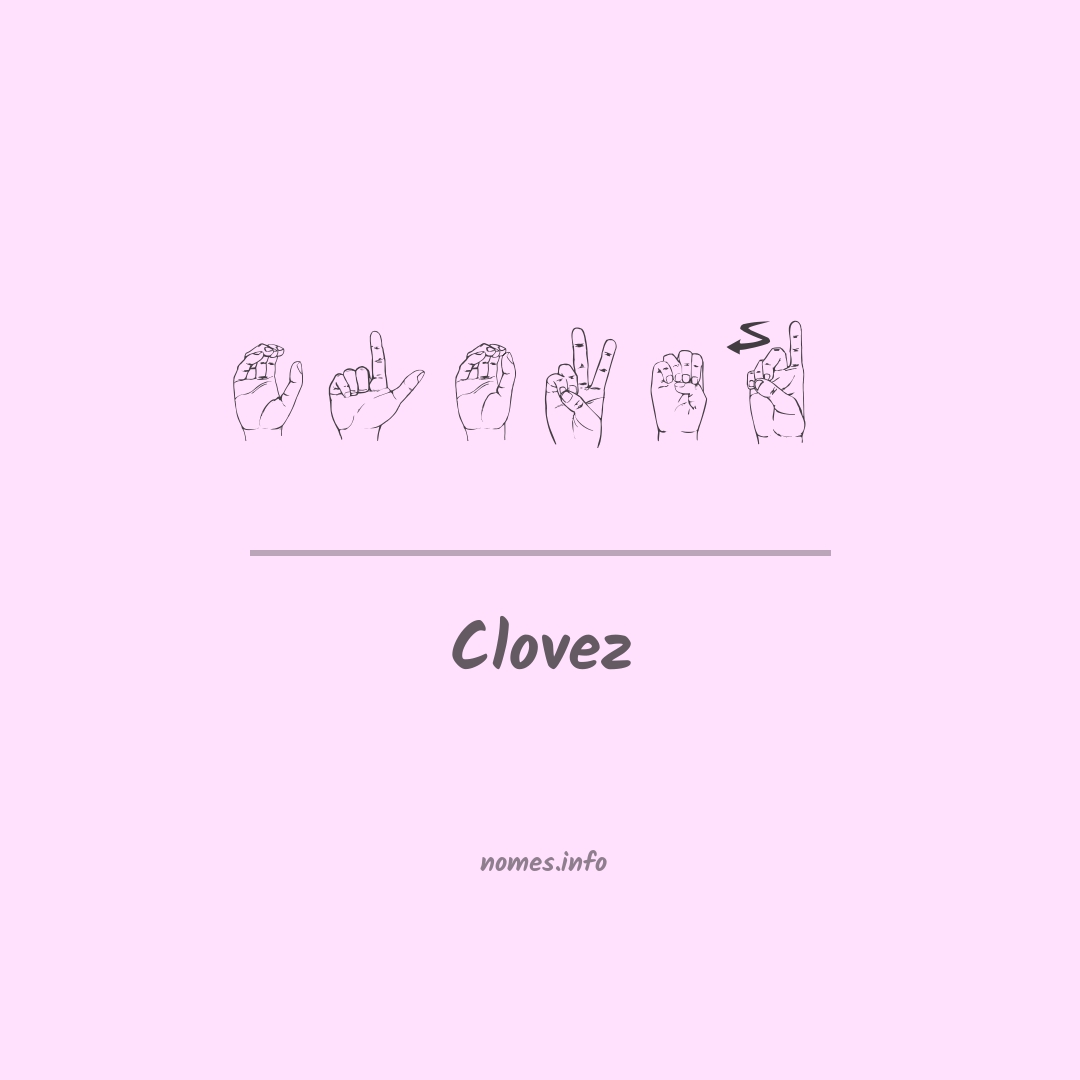 Clovez em Libras
