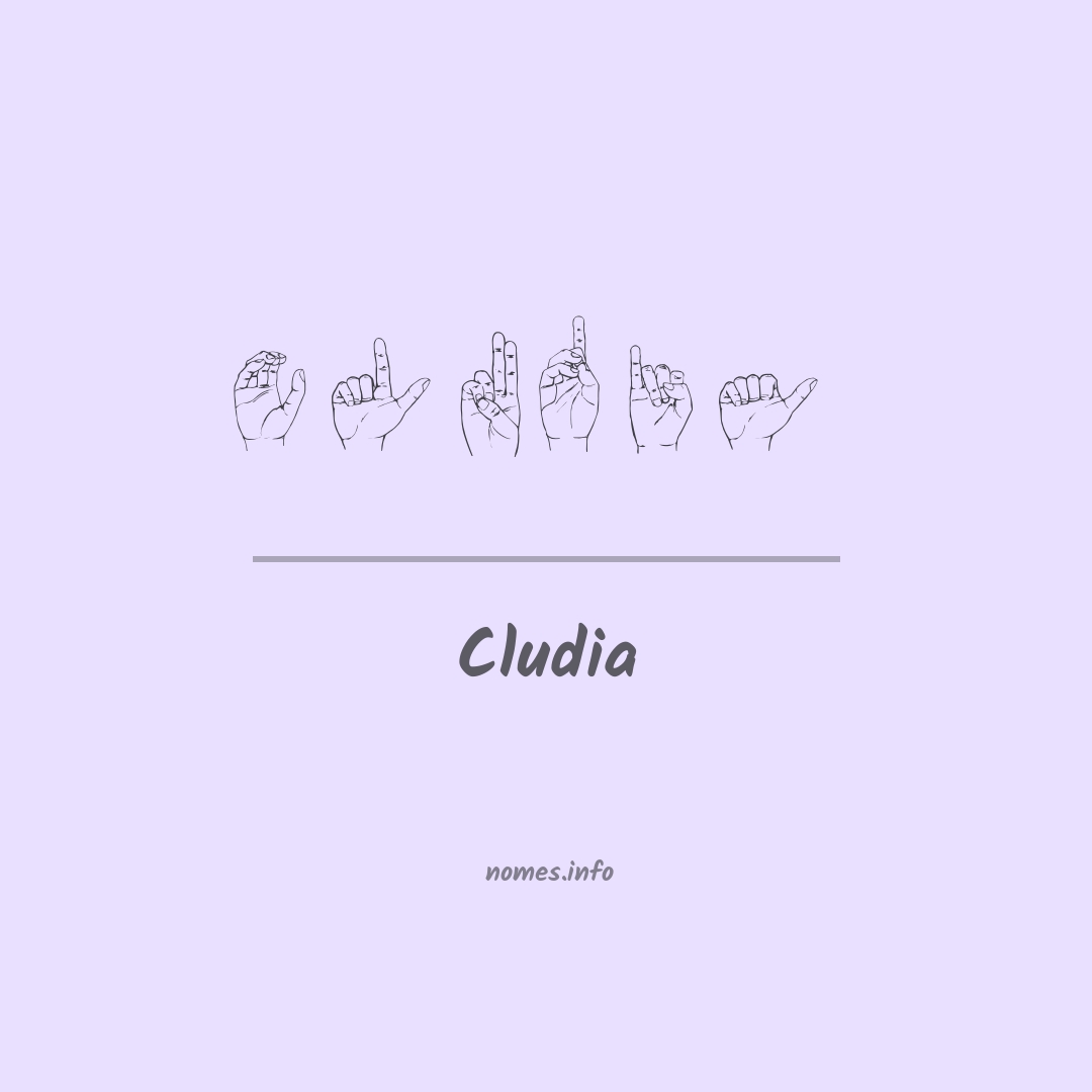 Cludia em Libras
