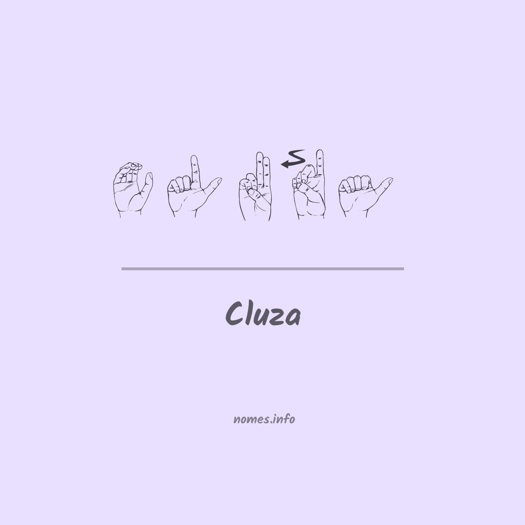 Cluza em Libras