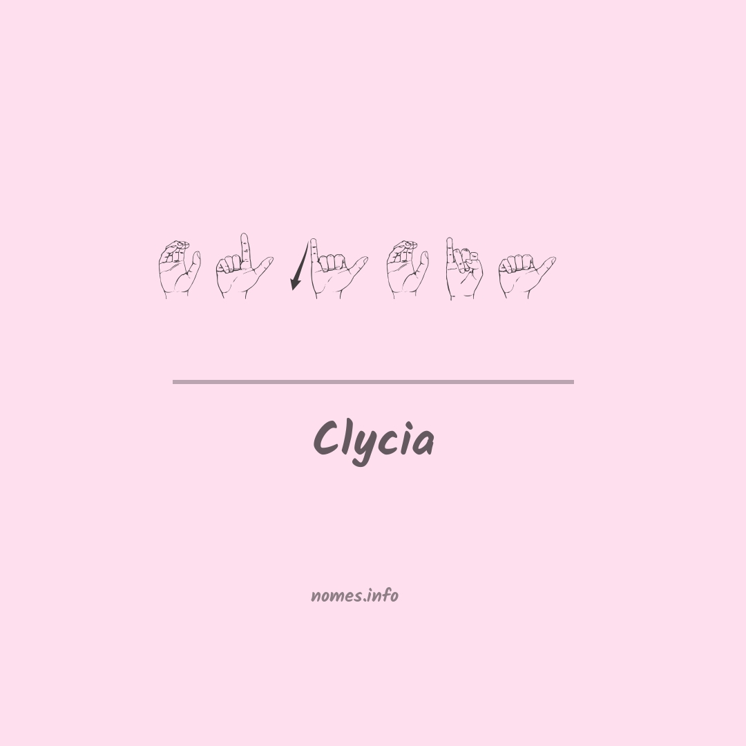 Clycia em Libras