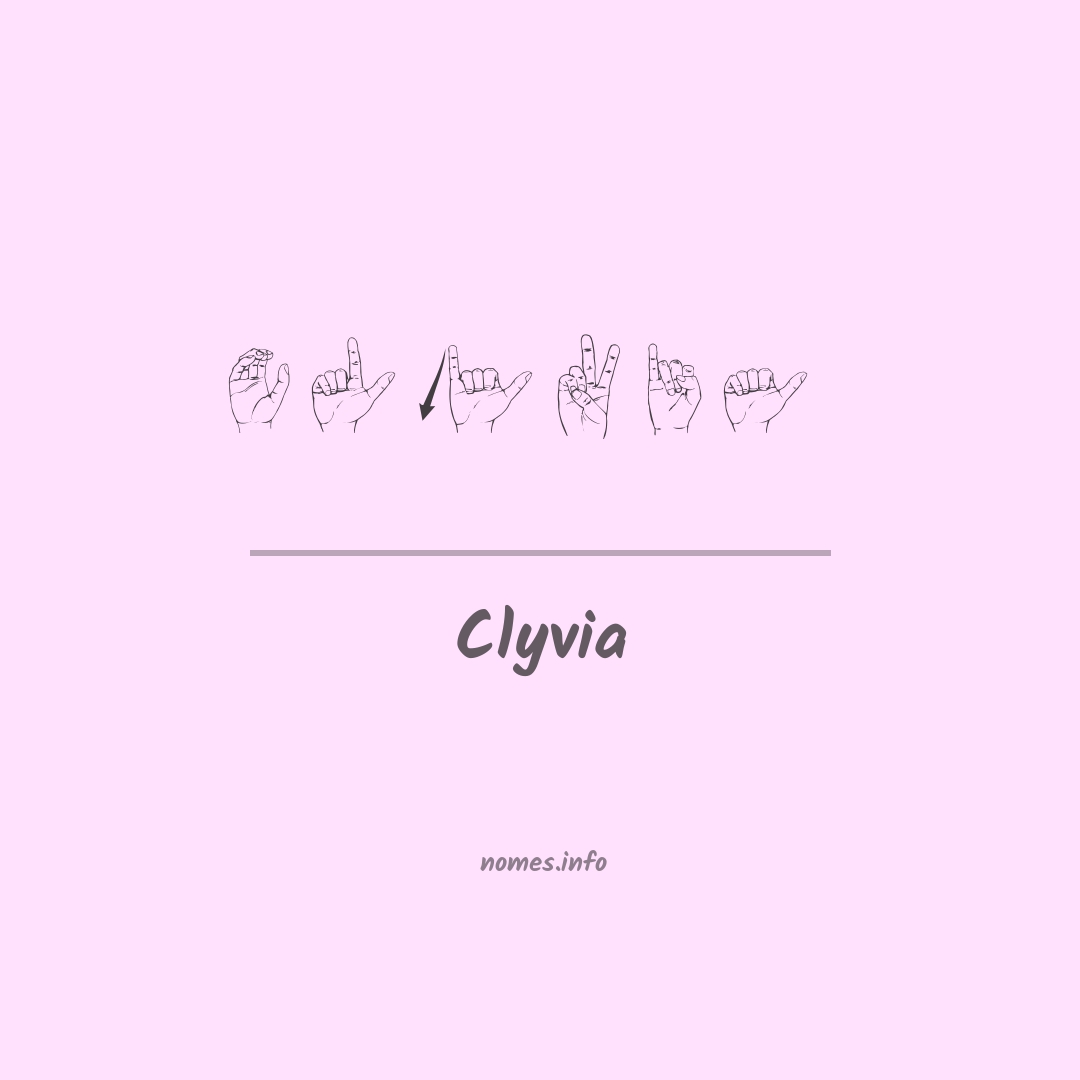 Clyvia em Libras