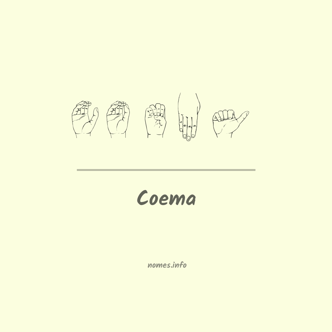 Coema em Libras