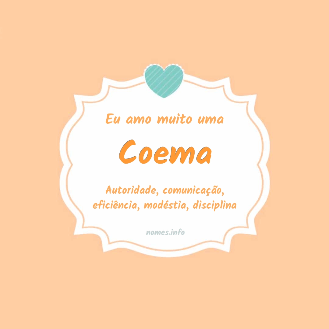 Eu amo muito Coema