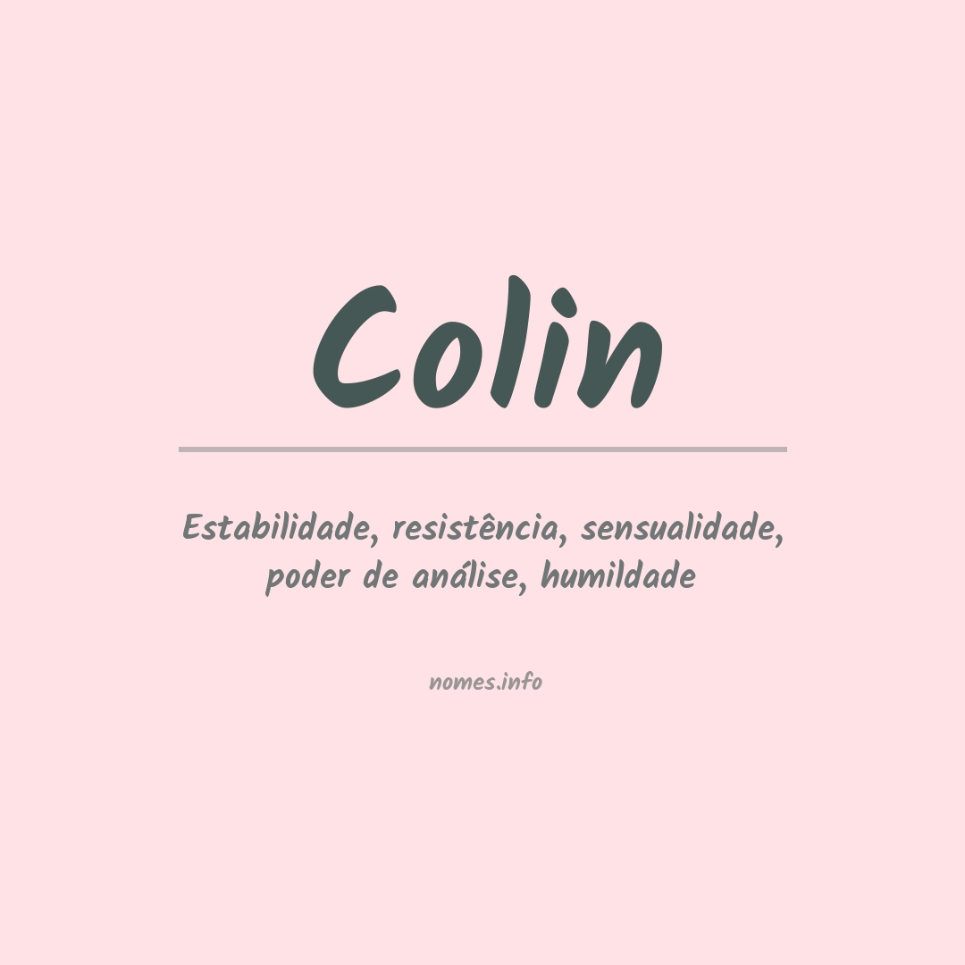 Significado do nome Colin